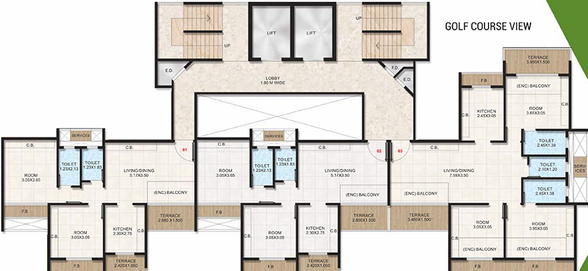 Floor Plan of Bhagwati Greens 2 in Kharghar, Navi Mumbai - Image 153767