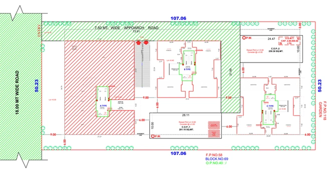 Master Plan of Aatman Anjani Elegance in Parvat Gam, Surat - Image 95259
