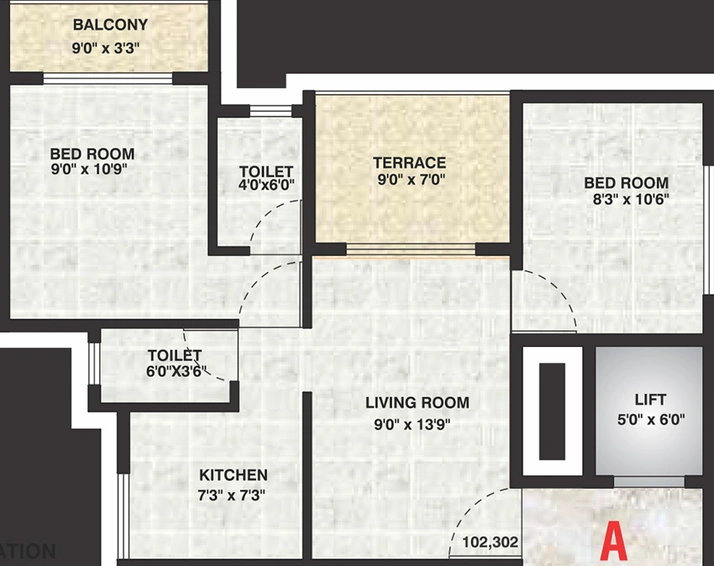 2 BHK Flat in Grow Homes Future Hills in Panvel, Navi Mumbai - Image 811656