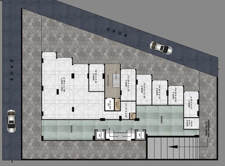 Master Plan of Prabhuta Avenue in Athwa, Surat - Image 95280
