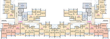 Floor Plan of Varsha Balaji Vista in Panvel, Navi Mumbai - Image 155635