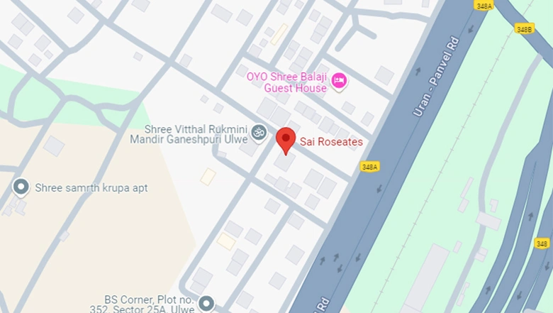 Location of Bhagat Sai Roseates in Ulwe, Navi Mumbai - Image 155847