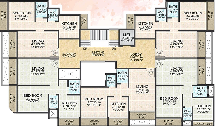 Floor Plan of Aniruddha Corner in Ulwe, Navi Mumbai - Image 157072