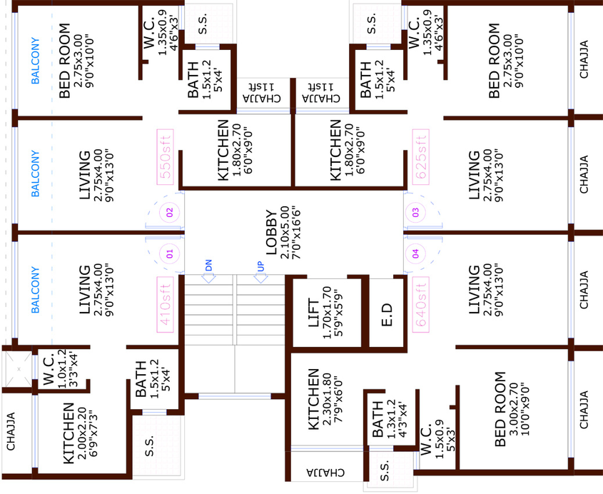 Floor Plan of Jupiter Arihant in Ulwe, Navi Mumbai - Image 150871