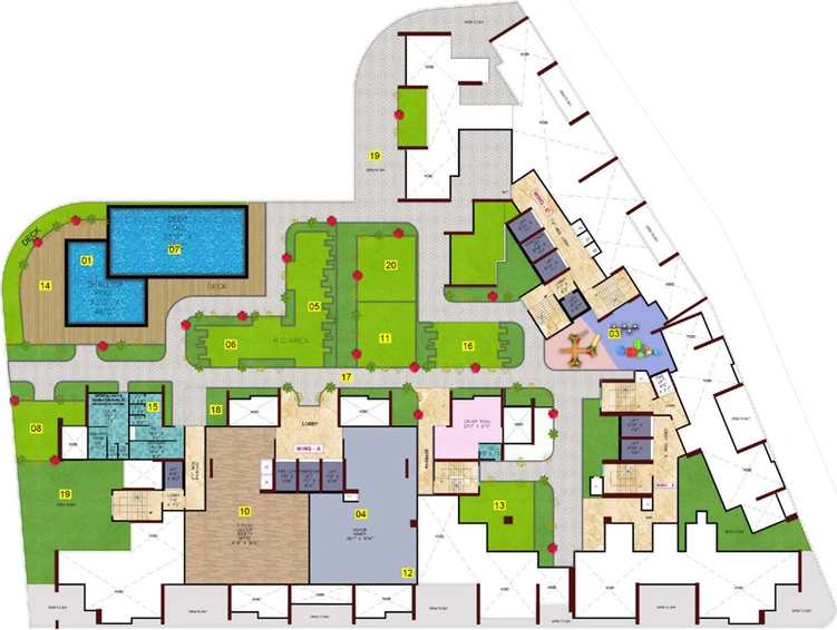 Master Plan of Gami Bianca in Dronagiri, Navi Mumbai - Image 150836