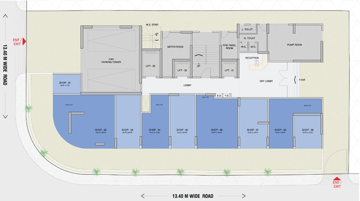Master Plan of Ruparel Pristine in Ghatkopar East, Mumbai - Image 95417