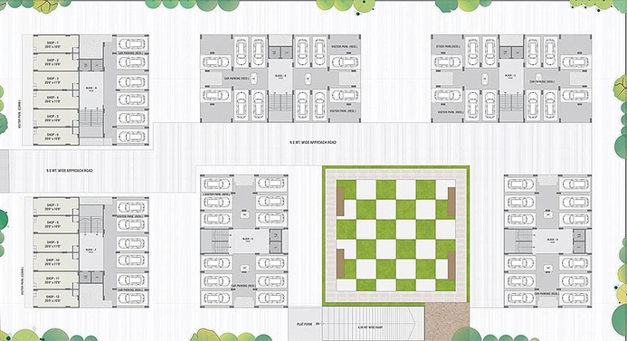 Master Plan of Shree Sarju Greens in Chandkheda, Ahmedabad - Image 164860