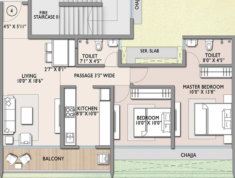 2 BHK Flat in Superb Maximus City in Panvel, Navi Mumbai - Image 813084