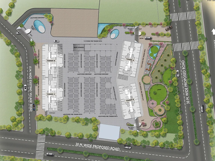 Master Plan of Superb Maximus City in Panvel, Navi Mumbai - Image 159010