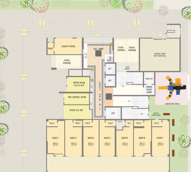 Master Plan of Dhanalaxmi The Grand in Vikhroli East, Mumbai - Image 95424