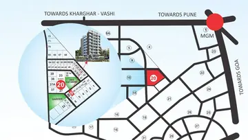 Location of Aashvi Heights - Image 150737