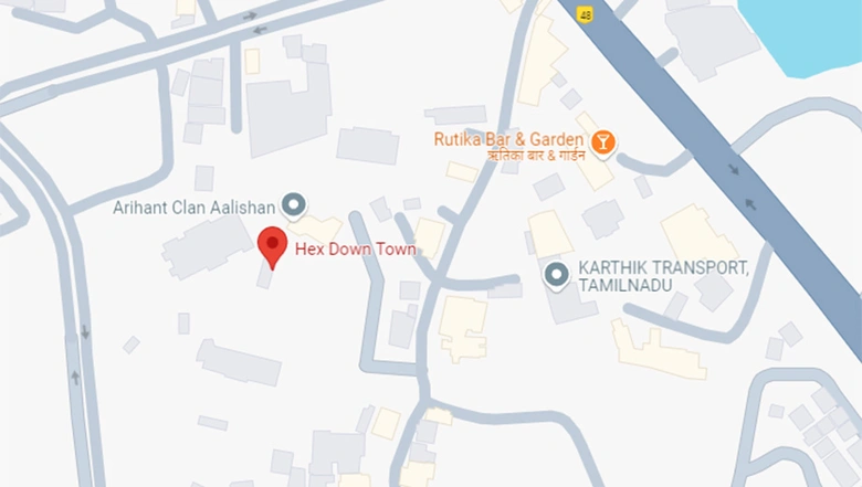 Location of Hex Down Town in Kharghar, Navi Mumbai - Image 159643