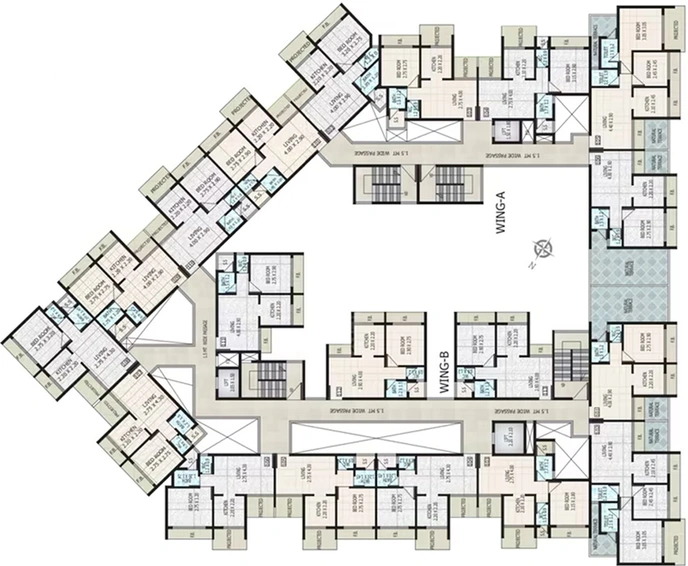 Floor Plan of Today Shyam Aarohi Complex in Panvel, Navi Mumbai - Image 159864