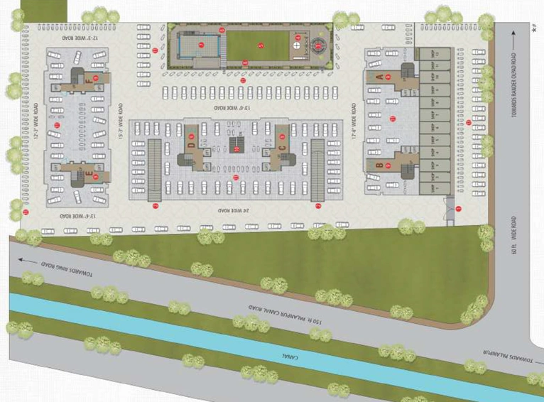 Master Plan of Sangini Swaraj in Jahangirpura, Surat - Image 95341
