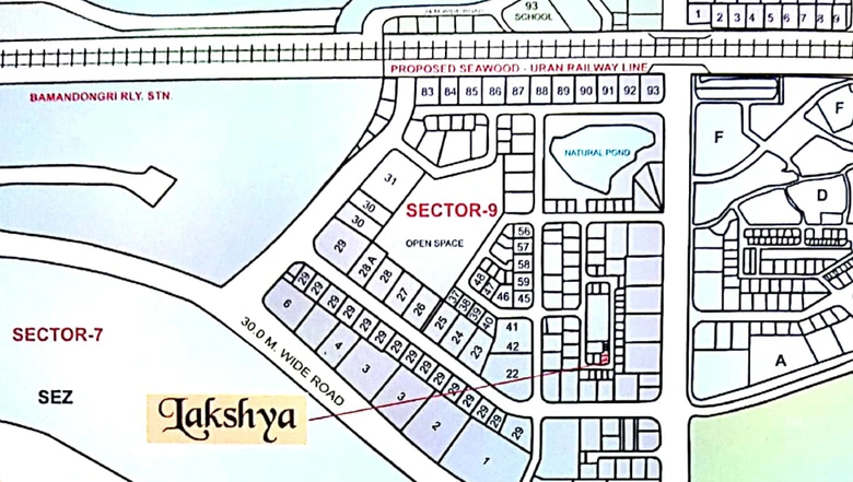 Location of Komal Lakyshyadeep Phase 1 in Ulwe, Navi Mumbai - Image 149617