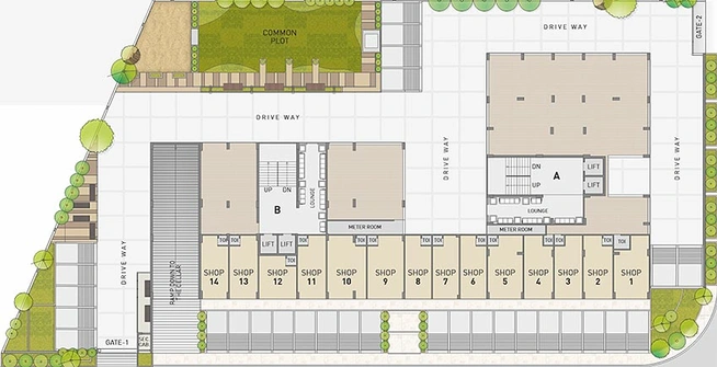 Master Plan of Shreedhar Saffron in Motera, Ahmedabad - Image 164972