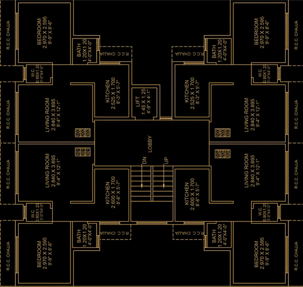 Floor Plan of Sambhav Deep Ramji in Karanjade, Navi Mumbai - Image 149000