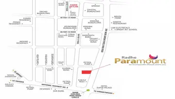 Location of Radhe Paramount - Image 162684