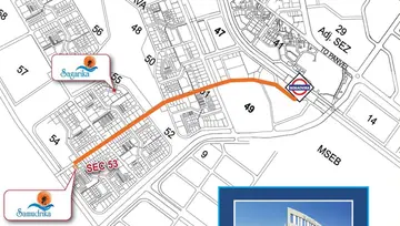 Location of SD Sarovar Apartments - Image 149689