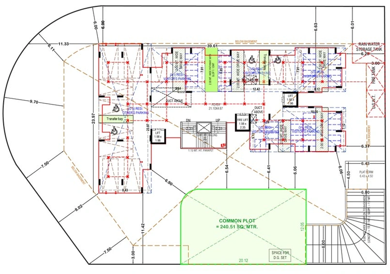 Master Plan of Vinayak Elysium in Thaltej, Ahmedabad - Image 95470