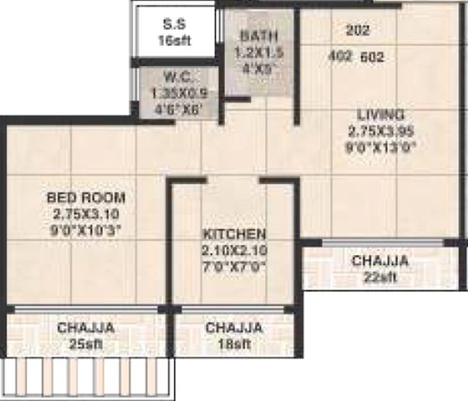 1 BHK Flat in Shadow Nest in Panvel, Navi Mumbai - Image 813318
