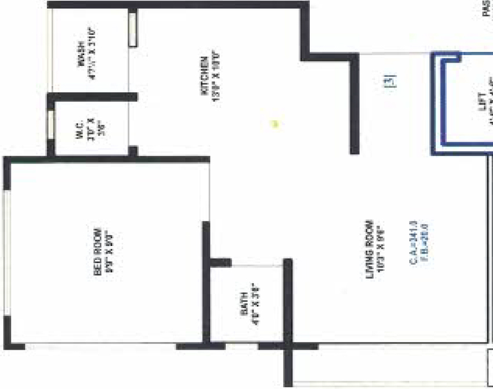 1 BHK Flat in Shiv Drashti Residency in Sachin, Surat - Image 670757
