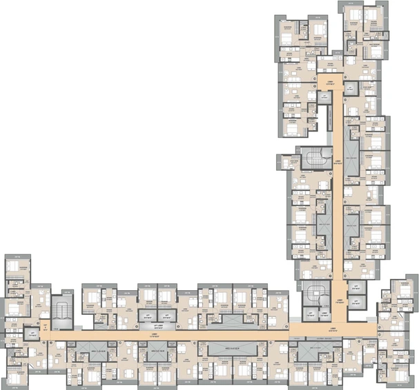 Floor Plan of DGS Sheetal Mayra in Virar East, Palghar - Image 17112