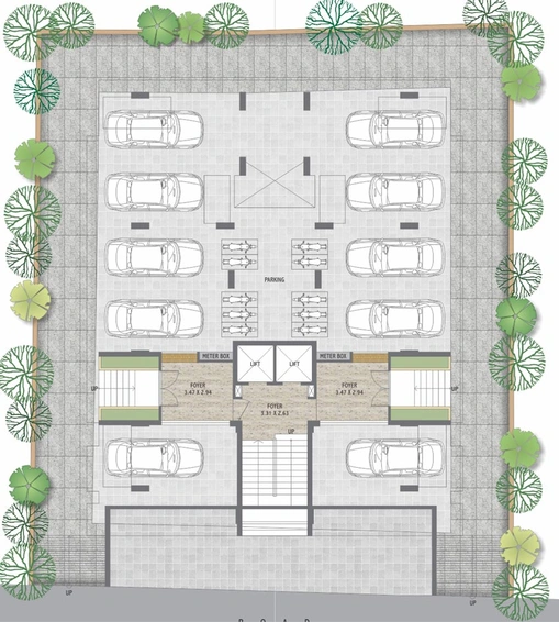 Master Plan of Araiya Aikya Two in Ellisbridge, Ahmedabad - Image 96814