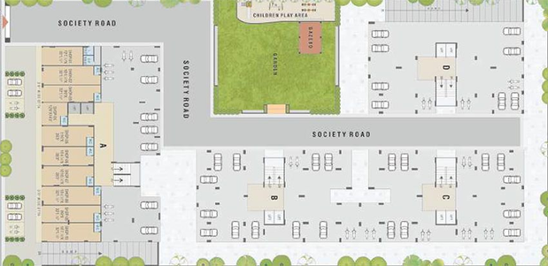 Master Plan of Shripad Heritage in Vastral, Ahmedabad - Image 190514