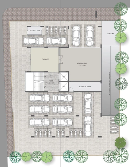 Master Plan of Araiya Aikya Three in Paldi, Ahmedabad - Image 96825