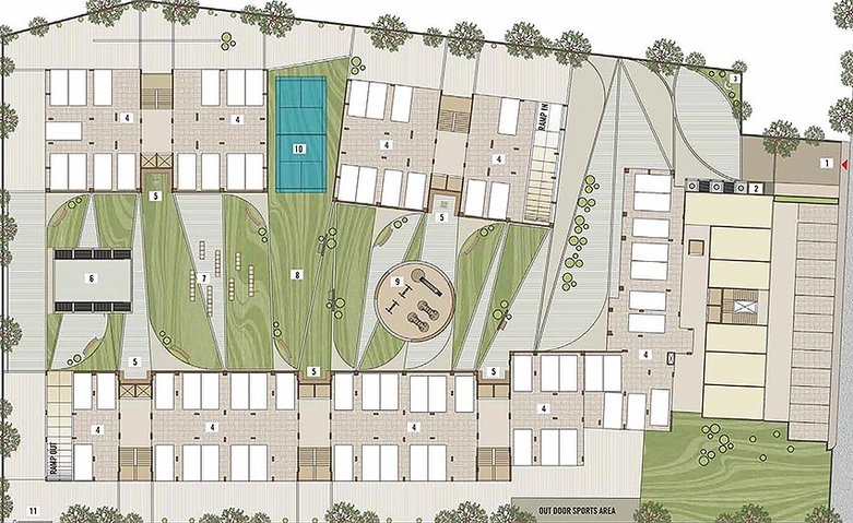 Master Plan of Rushabhdev Sharan Circle Homes in Zundal, Ahmedabad - Image 161254