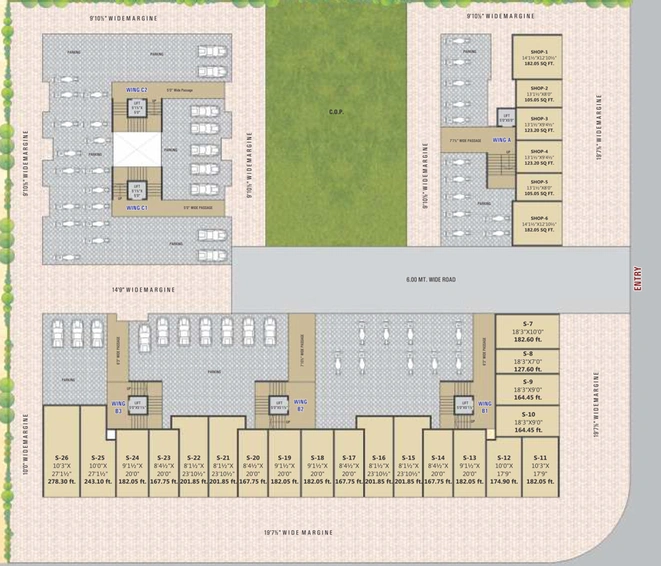 Master Plan of Dhani Gauved Residency in Variav, Surat - Image 95455