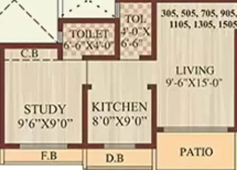 1 BHK Flat in Shantee Sterling Heights in Vasai East, Palghar - Image 511943