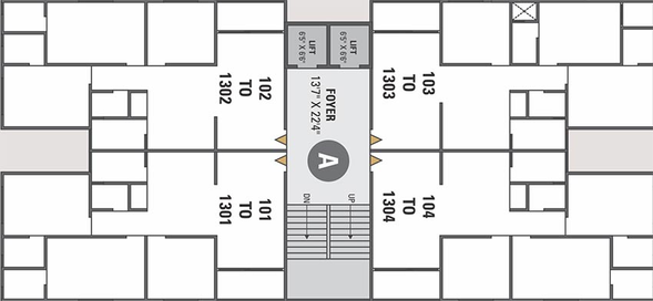 Floor Plan of Satved White Crest in Nava Naroda, Ahmedabad - Image 192763