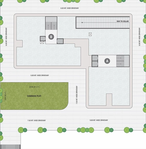 Master Plan of Satved White Crest in Nava Naroda, Ahmedabad - Image 192764
