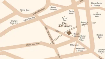 Location of Pragati Dev Darshan Residency - Image 96608