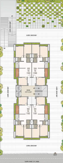 Master Plan of Krushnam Beryl Crystal in Science City, Ahmedabad - Image 157224
