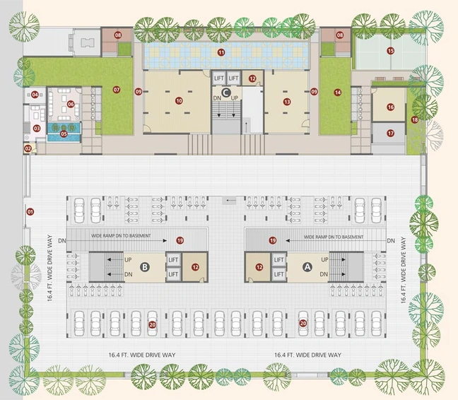 Master Plan of Sampad Centrum in Motera, Ahmedabad - Image 96869