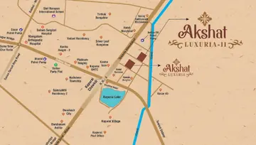 Location of Akshat Luxuria 2 - Image 103032