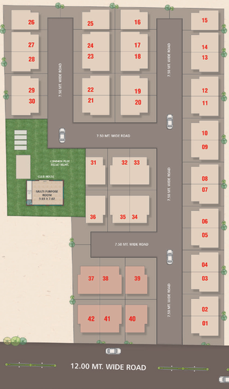 Master Plan of Akshat Luxuria 2 in Kapurai, Vadodara - Image 103033