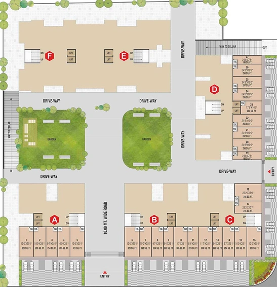 Master Plan of Shree Shalin Enclave in Odhav, Ahmedabad - Image 192464