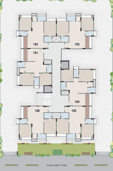 Master Plan of Sahajanand Shyam 42 in Narol, Ahmedabad - Image 156235