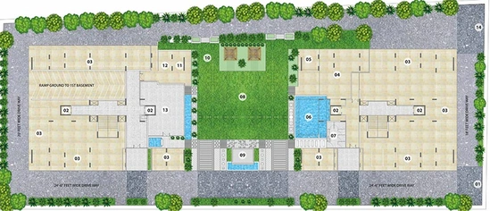 Master Plan of Tryksha East Ebony in Chandkheda, Ahmedabad - Image 192594