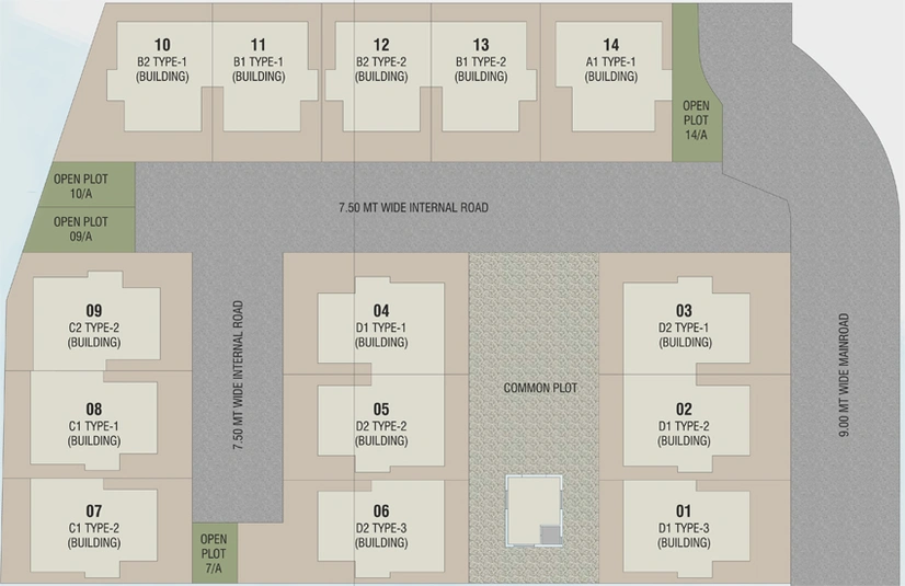 Master Plan of Om Aura in Dabhoi Road, Vadodara - Image 96130