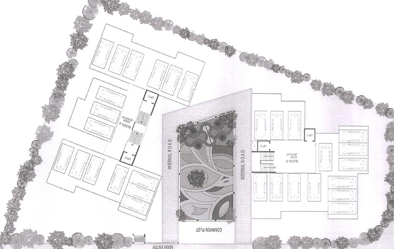 Master Plan of Shanti Shikshapatri Height in Kanbha, Ahmedabad - Image 190606
