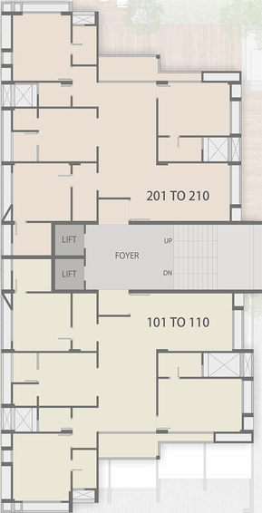 Floor Plan of Swetalee Sepal Elegant 5 in Koteshwar, Ahmedabad - Image 150671