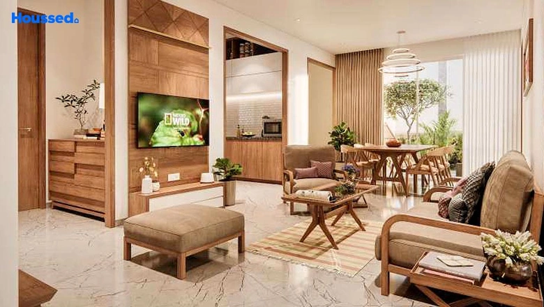 Living Room of Swetalee Sepal Elegant 5 in Koteshwar, Ahmedabad - Image 150677