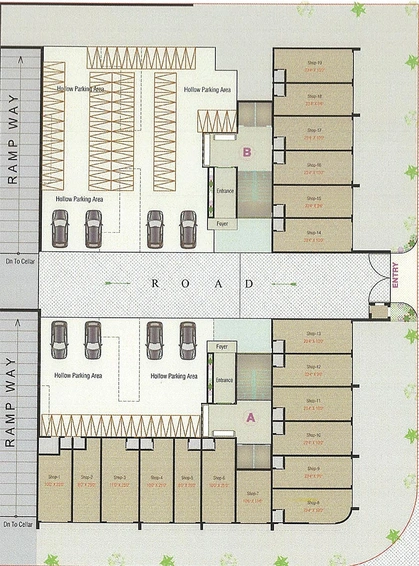 Master Plan of Dinkar Ganesh Flora in Vatva, Ahmedabad - Image 158084