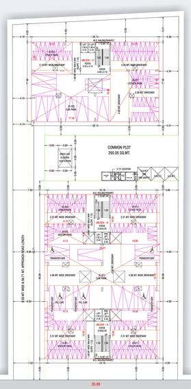 Master Plan of Meem Light Residency in Vatva, Ahmedabad - Image 95571