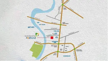 Location of Shree Sunshine Fortune - Image 188245